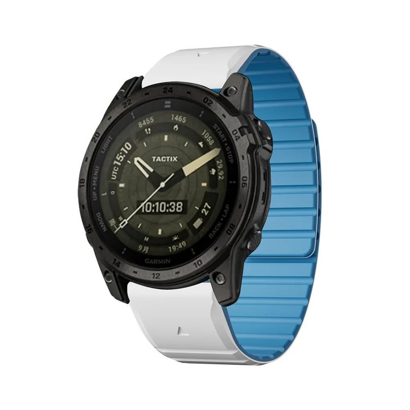 Bluejw 22mm/26mm Silicone Sport Band for Garmin Watch Approach S60 S70 S62 Fenix 5X 6X - Quick Release Watch Strap Replacement - Image 1