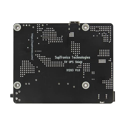 Geekworm X1203 5V UPS Expansion Board for Raspberry Pi 5 Max 51V 5A OutputWide 618V InputAuto Power OnSafe ShutdownPower Loss DetectionBatteries NOT Included - Image 3