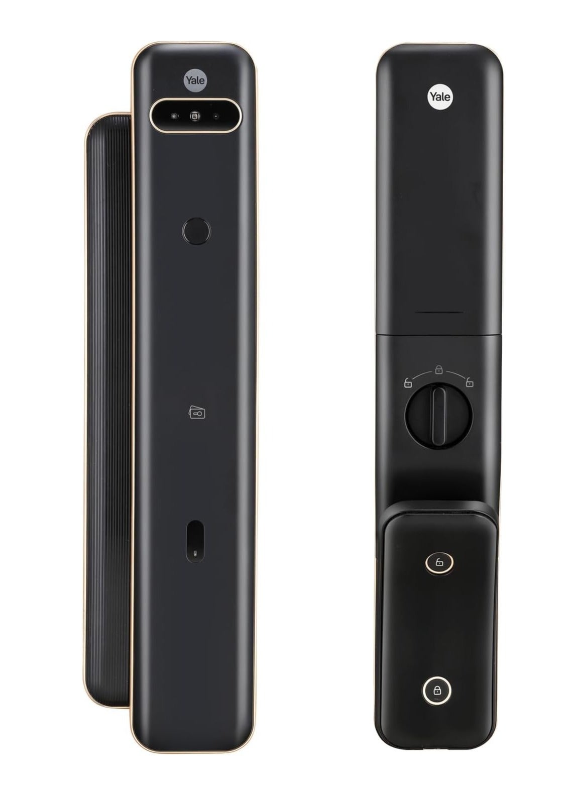 Luna Pro Plus Smart Door Lock Push and Pull, Facial Recognition Fingerprint PIN Code and RFID, Mechanical Key, C-Type Rechargeable, Auto Locking and Emergency Power, Remote Access Instant Alerts