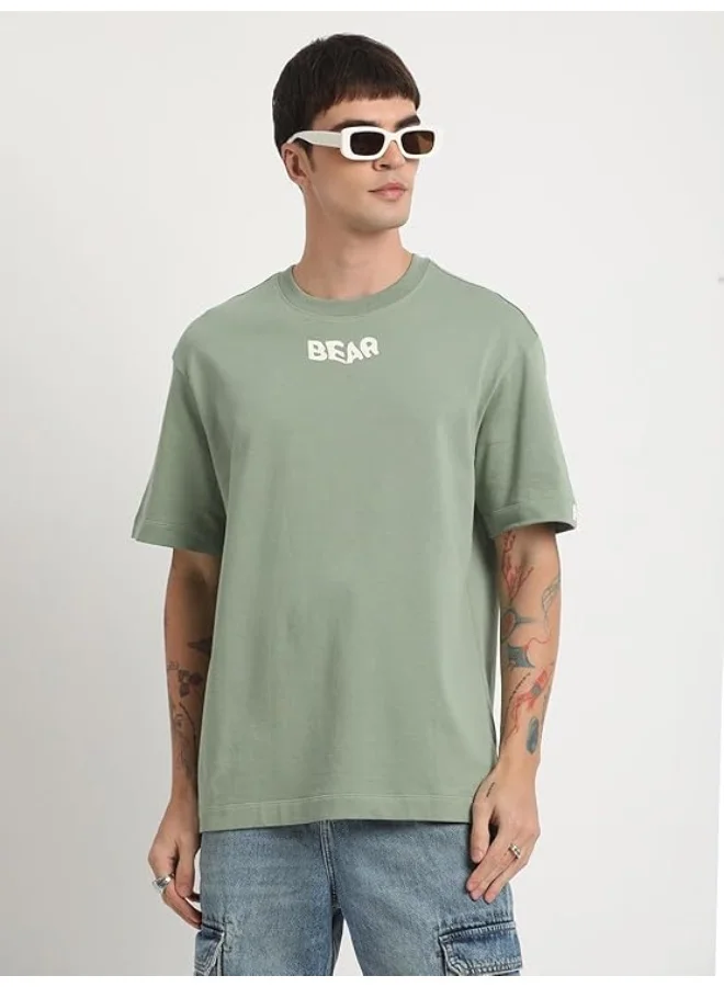 THE BEAR HOUSE Men’s Cotton T-Shirt – Soft, Breathable & Comfortable, Perfect for Casual Wear, Ideal for Everyday & Summer