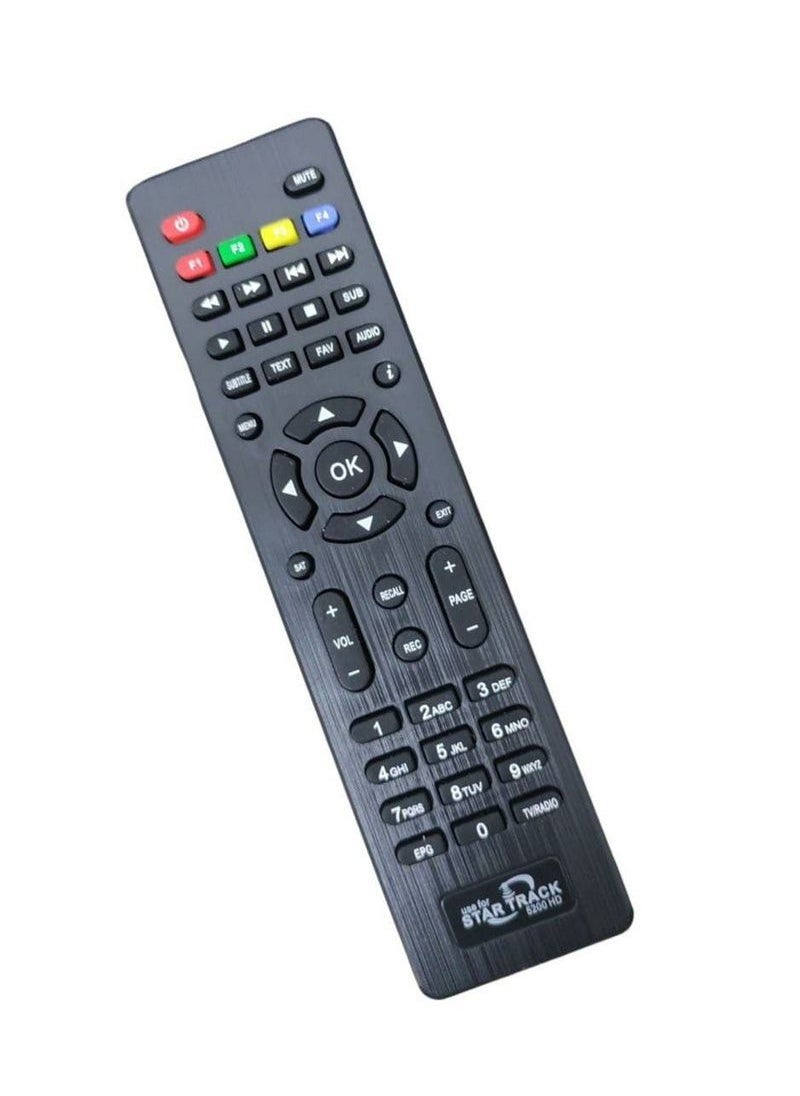 STAR TRACK Star Track 5200 HD Receiver Remote Control Black 