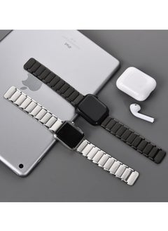Y&D Metal Straps Compatible with Apple Watch 45mm/44mm, Magnetic iWatch Replacement Bands, Stainless Steel Strap for Series 7/6/5/4/SE (Sliver)  - Image 3