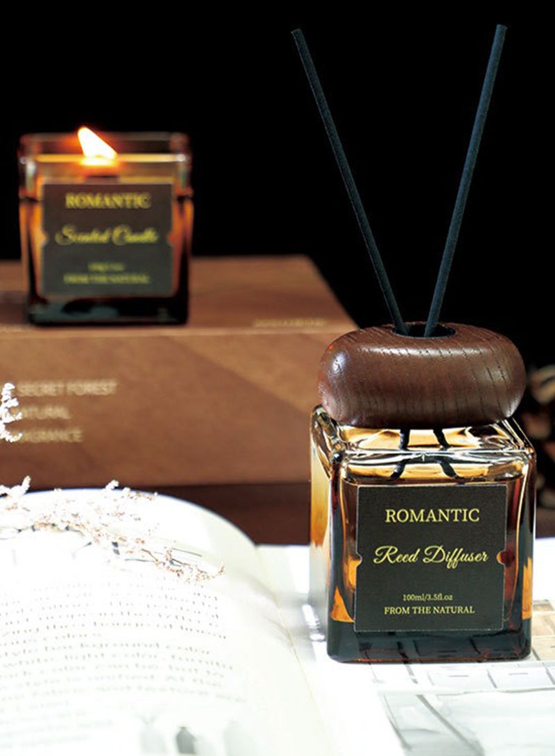 Romantic Scented Candle, Soy Wax Candle, Highly Fragrance for Relaxation, Yoga, 100g- Chocolate & Caramel - Image 5