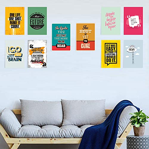 PAPER PLANE DESIGN Quote and Motivational Poster Set of 10 (Size 45 x 30 cm) d806 - Image 5