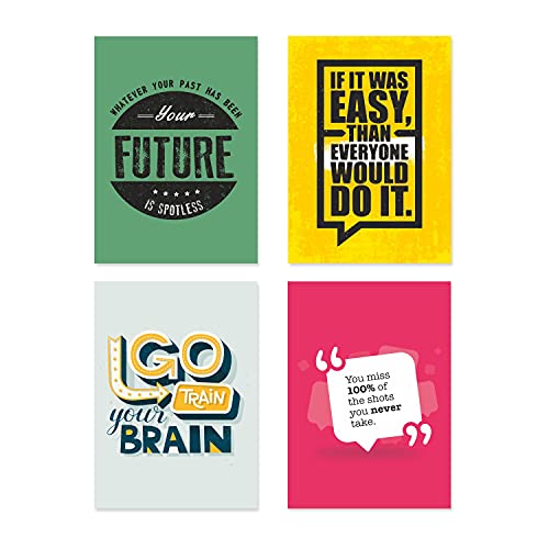 PAPER PLANE DESIGN Quote and Motivational Poster Set of 10 (Size 45 x 30 cm) d806 - Image 3