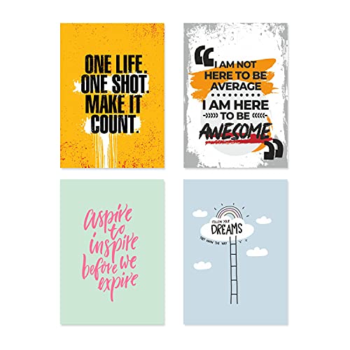 PAPER PLANE DESIGN Quote and Motivational Poster Set of 10 (Size 45 x 30 cm) d806 - Image 2