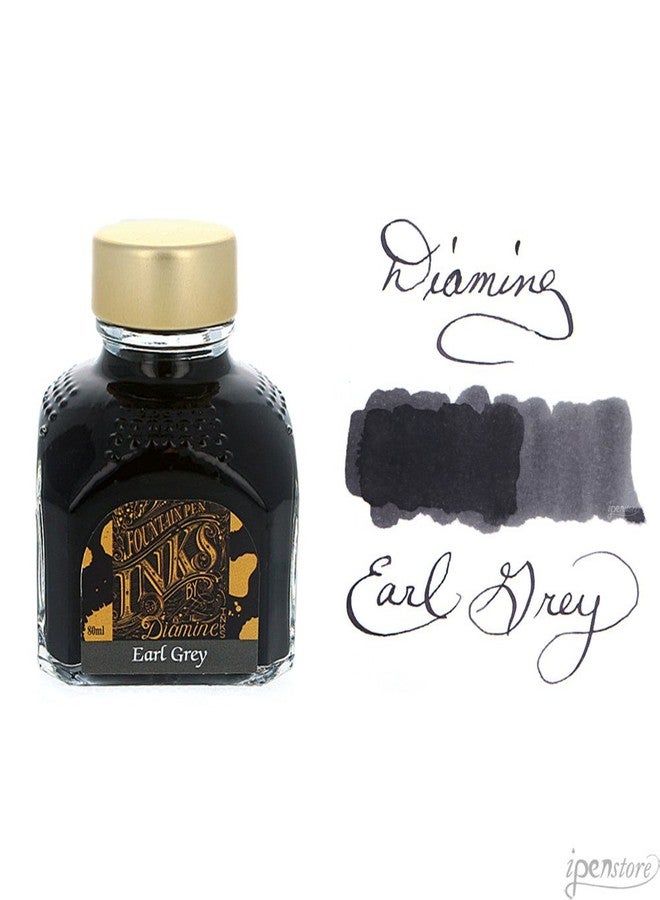 Diamine 80 ml Bottle Fountain Pen Ink, Earl Grey - Image 1