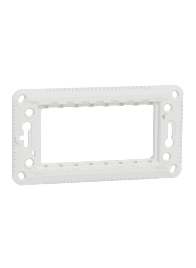 Schneider Electric New Unica Rectangular Fixing Frame 4 Modules - 1 Gang 