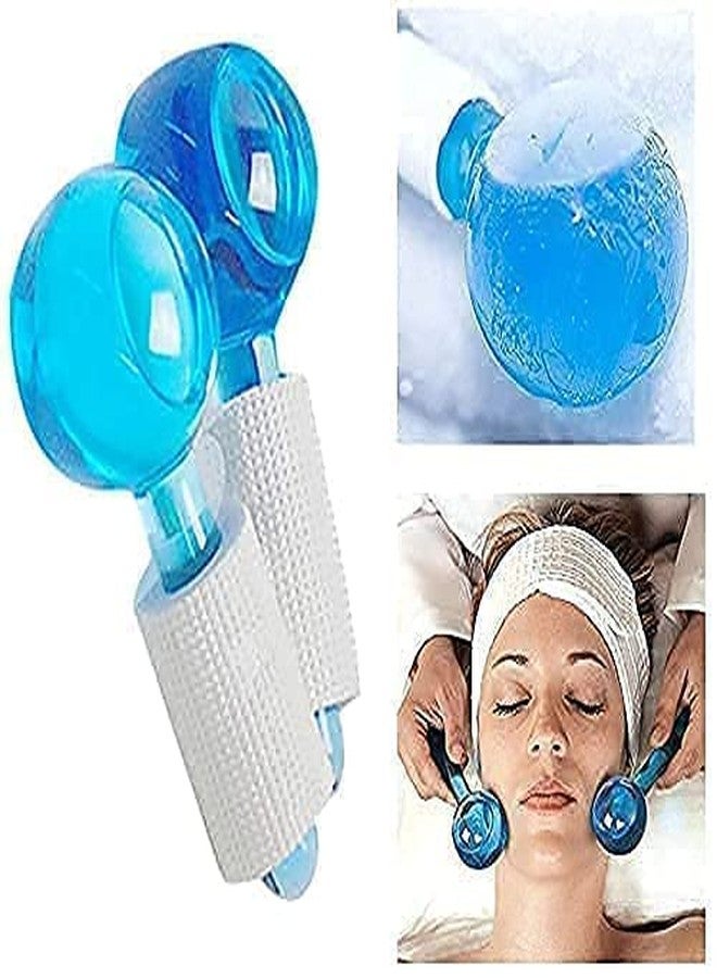 MIRARIYA Facial Ice Globe,Smart Cool Face Roller Ball, Facial Massage Tools for for Neck Eye Circle Reduce Puffiness Anti Ageing Wriknles Soothing Firming Skin 2Pcs - Image 2