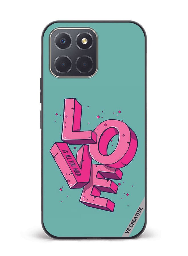 VR CREATIVE Protective Case Cover For Honor X6 Love Is All You Need Design Multicolour - Image 1