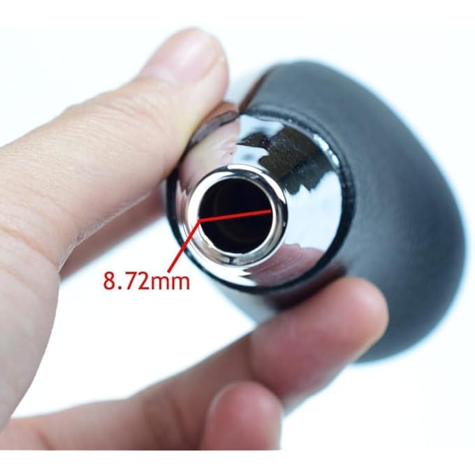 rayihni X spring Automatic Gear Shift Knob Universal Fit for Various Vehicle Models Carbon Fiber Look Shift Knob with Comfortable Grip Easy Installation Replacement Part - Image 4