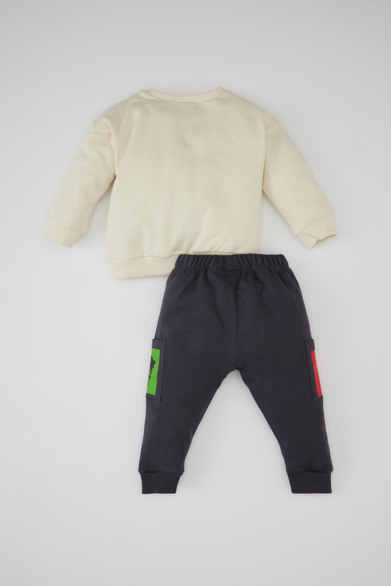 DeFacto Baby Boy Marvel Comics Sweatshirt Sweatpants 2 Piece Set  - Image 4