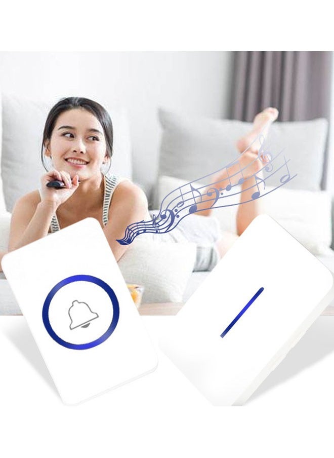 Generic - 2 Pieces Long Distance Transmission of Wireless Doorbell with Multiple Ring Tones Available - Image 1