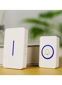 2 Pieces Long Distance Transmission of Wireless Doorbell with Multiple Ring Tones Available