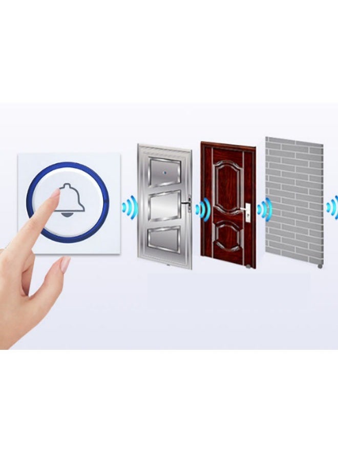 Generic - 2 Pieces Long Distance Transmission of Wireless Doorbell with Multiple Ring Tones Available - Image 1