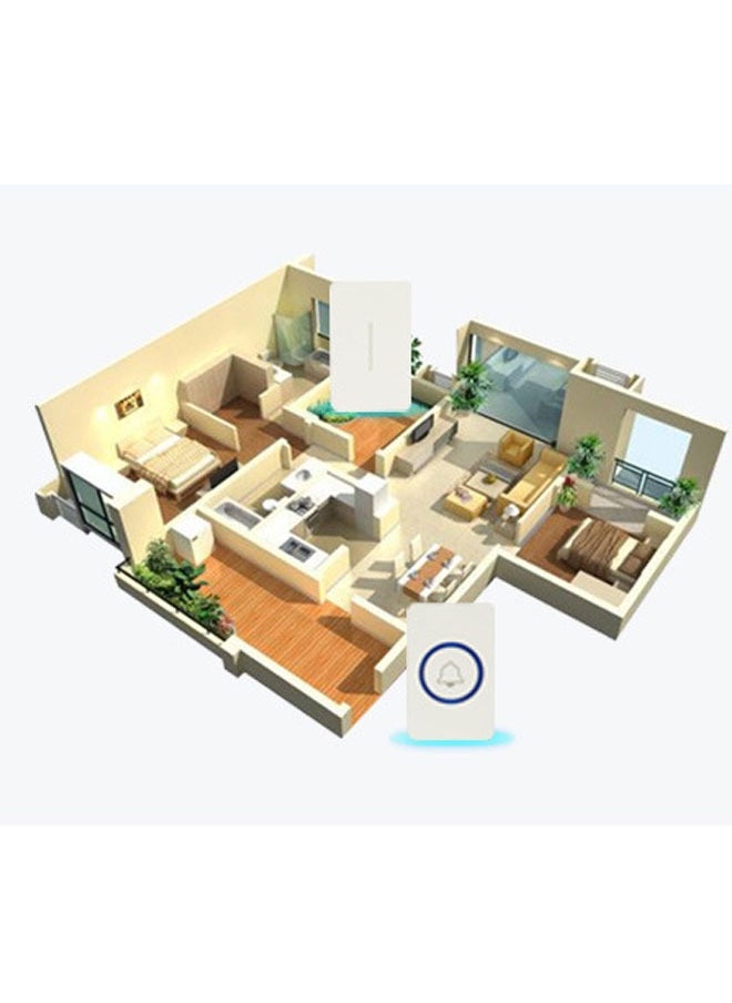 Generic - 2 Pieces Long Distance Transmission of Wireless Doorbell with Multiple Ring Tones Available - Image 1