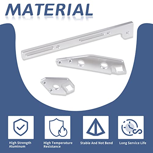 YESHMA Throttle Cable Bracket Compatible with LS LS1 LS2 LS6 Cathedral Port Sheet Metal Intake Manifold Aluminum, Compatible with Chevy 4.8 5.3 5.7 6.0 - Image 3