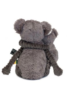 Les Deglingos Trankilou Koala Mom & Baby Plush Toy - Grey, Soft Corduroy, Eco-Friendly, Suitable for Babies & Toddlers  - Image 2