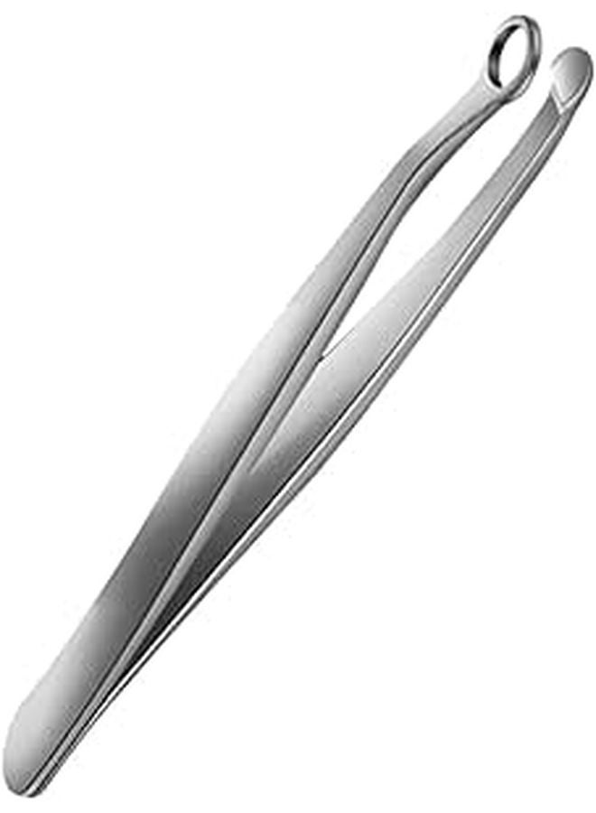 Stainless Steel Nose Hair Trimmer with Round Head Safe Travel Grooming Tool for Men - Image 1
