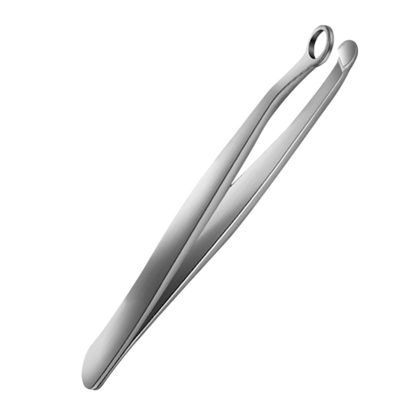 Stainless Steel Nose Hair Trimmer with Round Head Safe Travel Grooming Tool for Men - Image 2