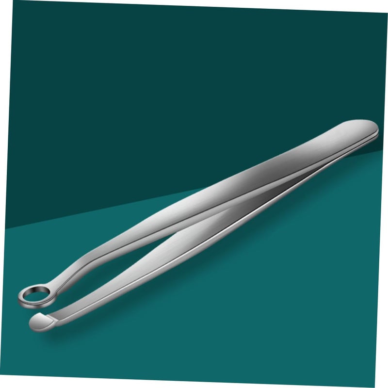 Stainless Steel Nose Hair Trimmer with Round Head Safe Travel Grooming Tool for Men - Image 5