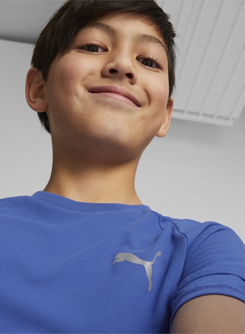 PUMA Evostripe Kids Boys Short Sleeve T-Shirt - Image 3