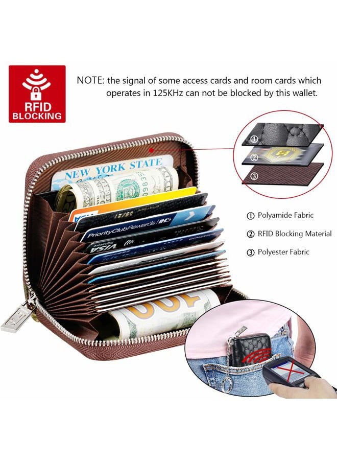 FurArt Credit Card Wallet, Zipper Card Cases Holder for Men Women, RFID Blocking, Keychain Wallet, Compact Size - Image 4