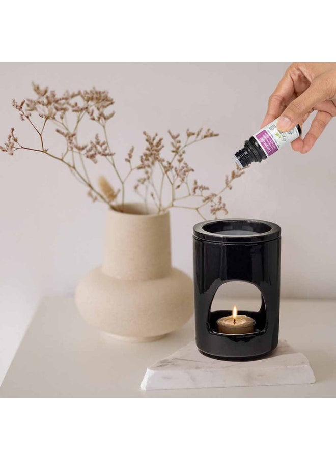 Aroma Tierra Nero - Ceramic Essential Oil Diffuser (Candle Burner)  - Image 2