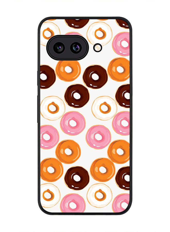 Stylizedd For Google Pixel 9a Case,Slim fit Camera Protection, Shockproof Thin Phone cover  - Donut Drops