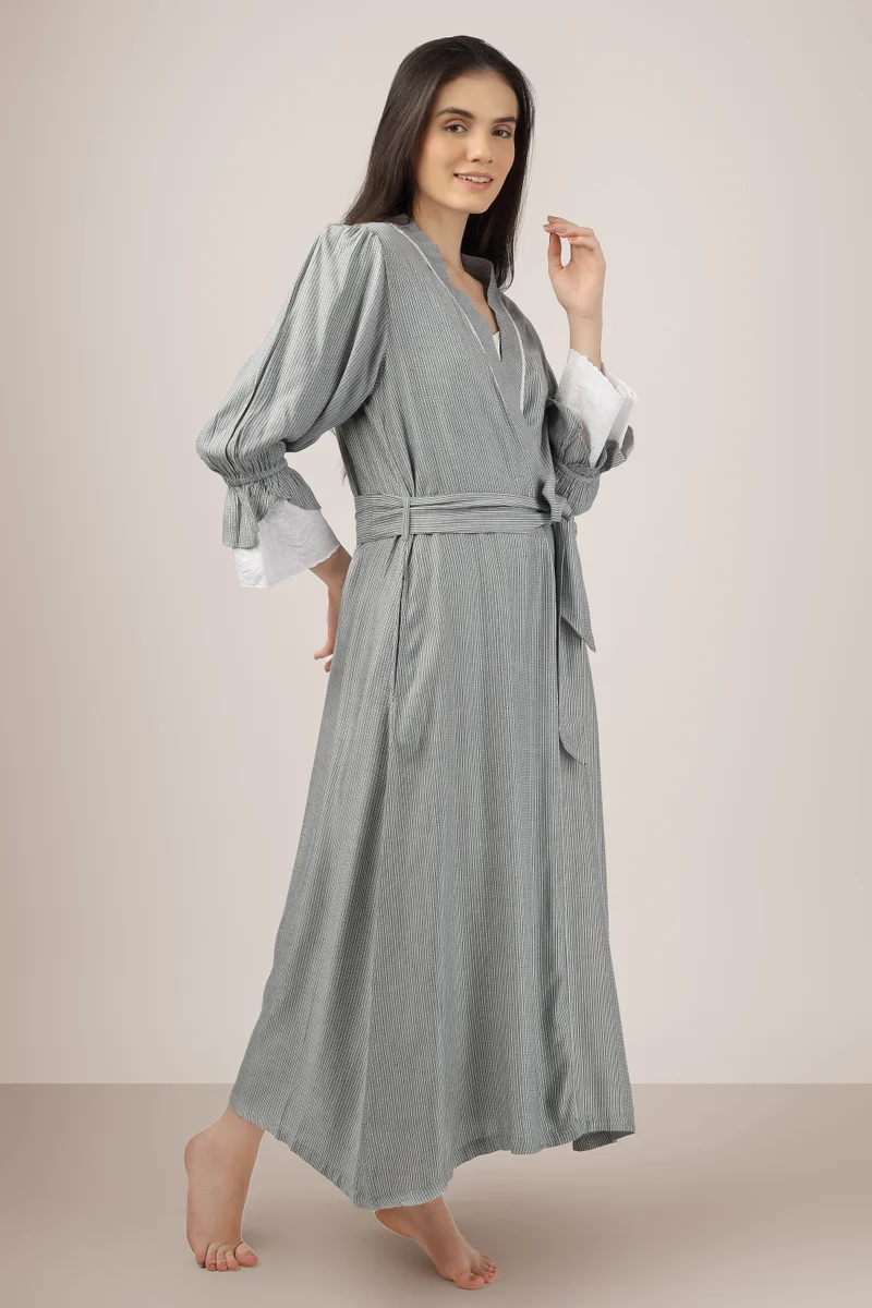After Dark Tilly, Grey Nightdress and Gown