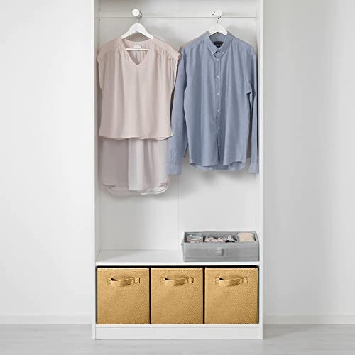 PowerKing Collapsible Storage Cubes with Handles, Fabric Foldable Bins for Closet Shelves, Durable Organization Storage Bins, 10.5'' x 11'' x 10.5'' (Khaki, 6Pack) - Image 3