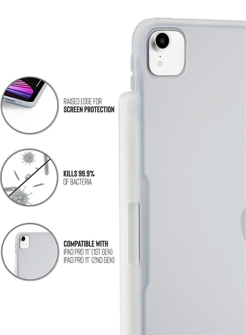 Pipetto Origami No. 3 Ultra Smart Pencil for Apple iPad Pro 11 inch (2022/ 2021/ 2020/ 2018) Case Cover Compatible with Apple Pencil 2 - Rose Gold - Image 2