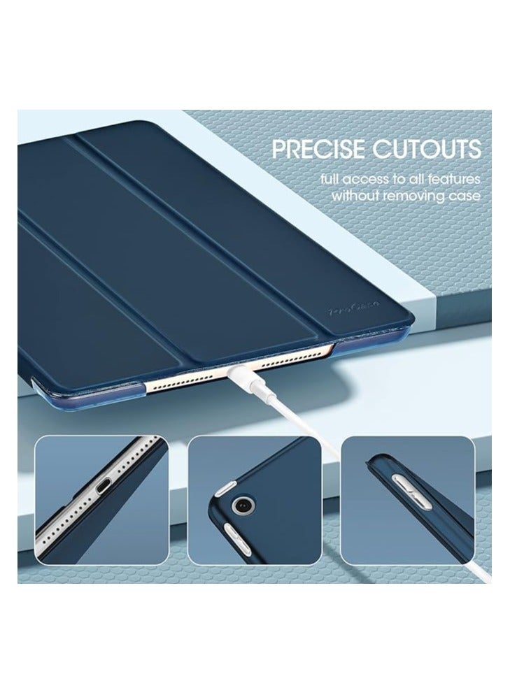 Procases iPad 10.2 Case 9th Gen 2021/ iPad 8th Gen 2020/ 7th Gen 2019, Slim Stand Hard Back Shell Protective Smart Case Auto Wake/Sleep Cover for 10.2 Inch iPad 9/8/7 -Navy Visit the ProCase Store - Image 4