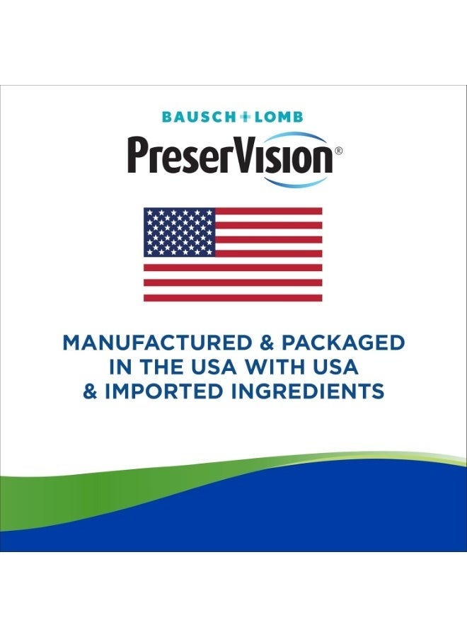 Bausch + Lomb PreserVision Eye Vitamin & Mineral Supplement by AREDS - Lutein, Vitamin C, Zeaxanthin, Zinc, and Vitamin E - 120 Softgel Capsules for Comprehensive Eye Health - Image 5