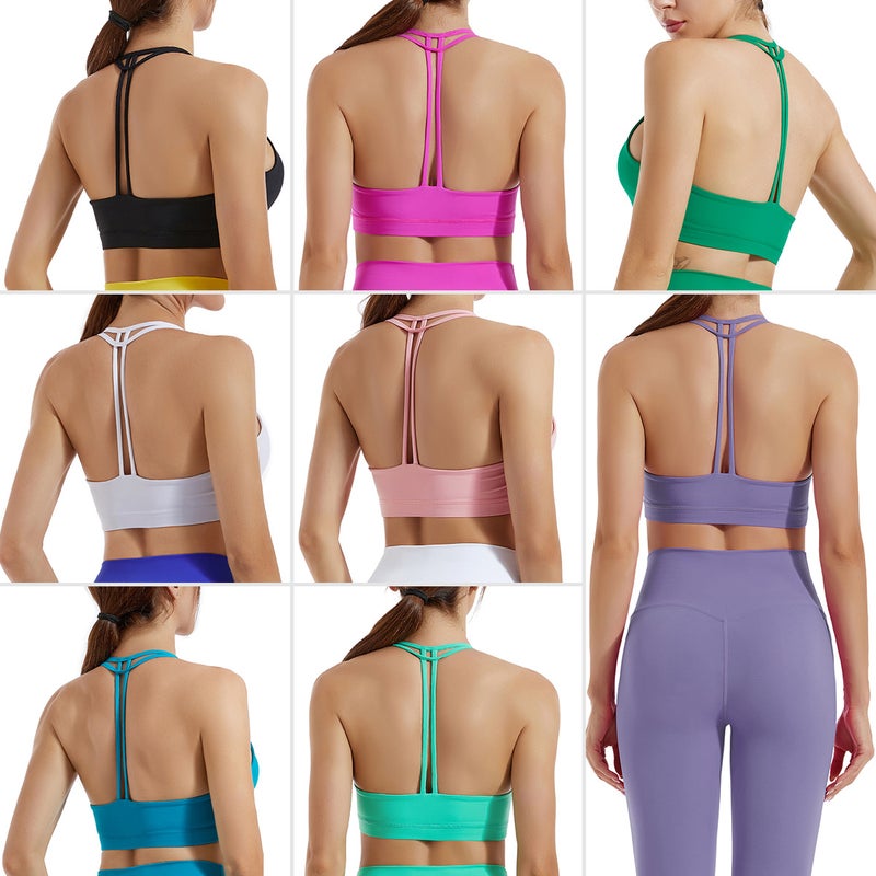 Sports Bra For Women, Summer Shockproof Push-Up Fitness Top, Indoor Running Training, Beautiful Back Yoga Vest - Image 5