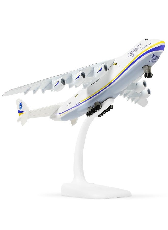 NUOTIE 1/400 Scale Antonov-225 Mriya Military Transport Aircraft Miniature Ukrainian Painting Metal Diecast Transport Aircraft Model with Metal Stand for Airline Enthusiasts Adults Collection or Gift - Image 1