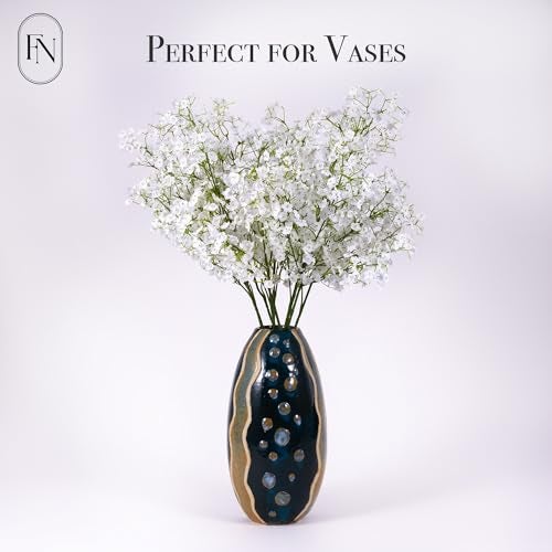 FLORANET Artificial Baby's Breath (12 Pack) - 26" Real Touch Silk Stems for Wedding Bouquets, Centerpieces, Home Decor - Hyper-Realistic Faux Flowers for DIY, Vase Arrangements & Bridal Events - Image 5
