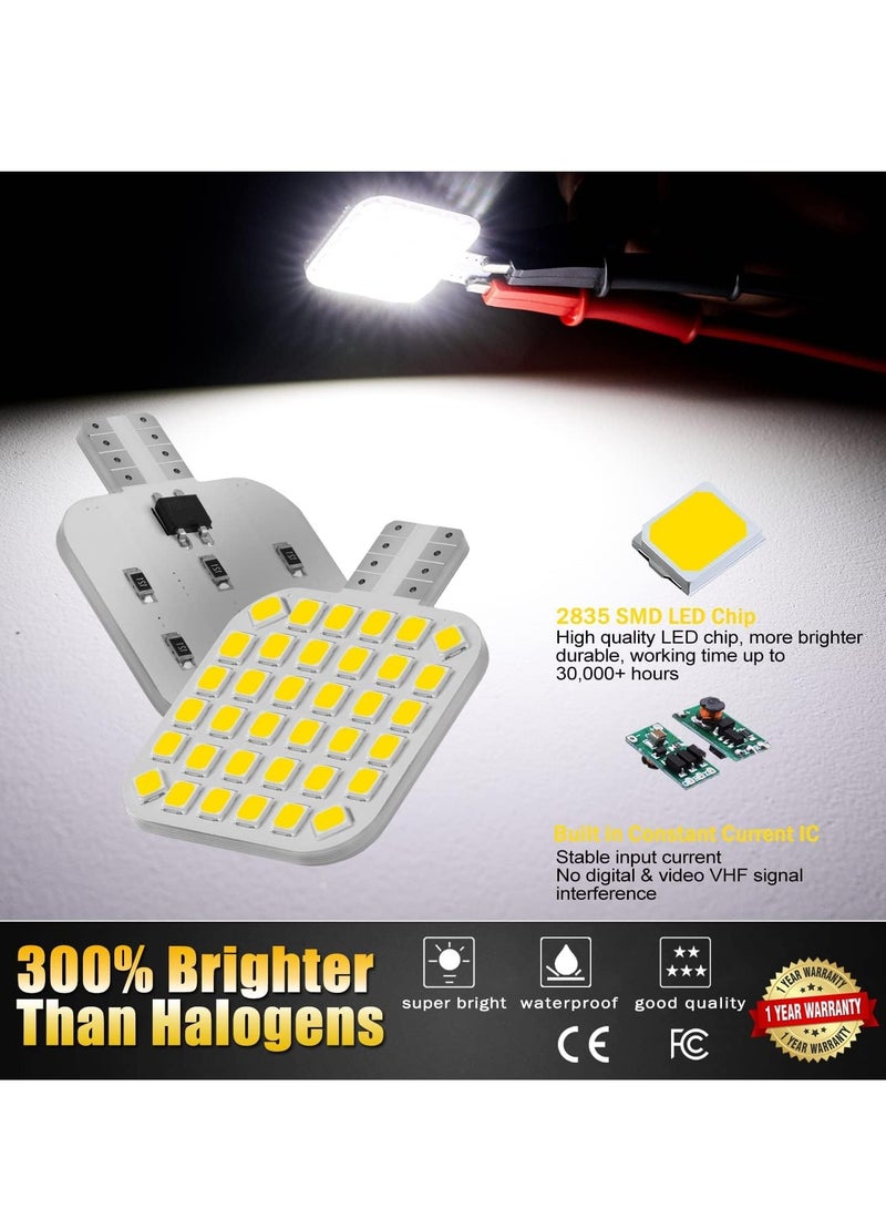 Zikra 10 PCS Interior LED Light Bulbs Natural White LED Bulbs for Camper Trailer Motorhome Indoor Ceiling Dome Lights - Image 4