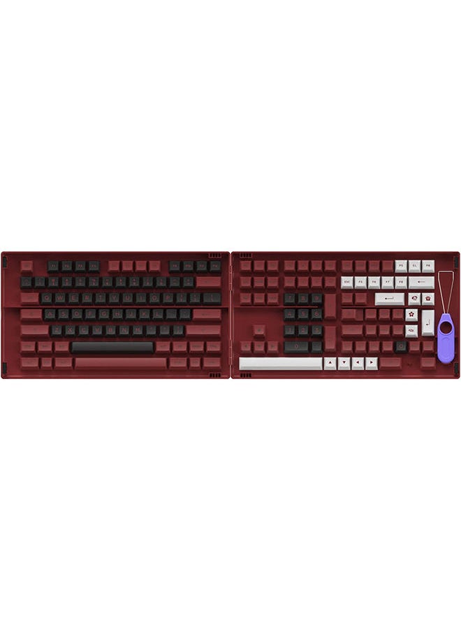 AKKO - Akko Bred 158-Key ASA Profile PBT Double-Shot Keycap Set for Mechanical Keyboards with Collection Box - Image 1