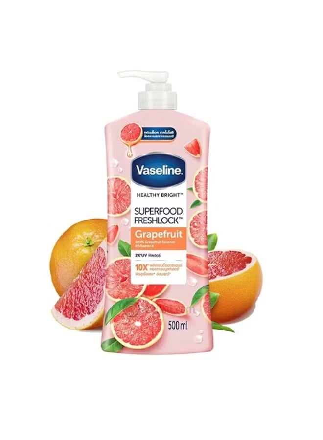 Vaseline Superfood Freshlock Grapefruit Lotion 320ml - Image 2