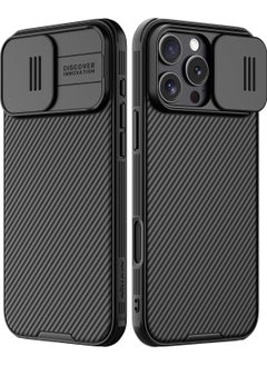 Nillkin Nillkin Case Cover CamShield Pro  Case With Slide Camera For Iphone 16 Pro Max (Black)  - Image 1