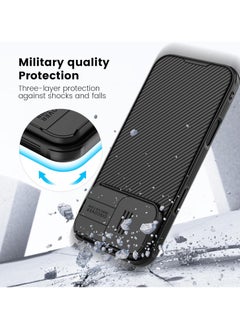 Nillkin Nillkin Case Cover CamShield Pro  Case With Slide Camera For Iphone 16 Pro Max (Black)  - Image 4