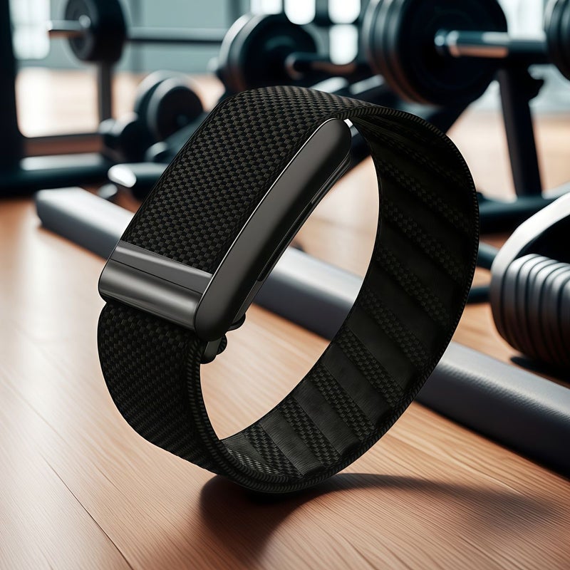 Gray Nylon Breathable Replacement Band for Whoop 5.0 Fitness Strap - Image 4
