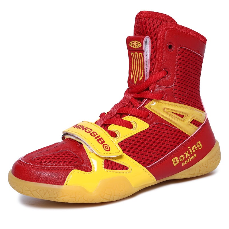 Boxing Shoes for Men, Wrestling and Sparring Shoes, Gym Fighting, Weightlifting, Squats and Deadlifts Training, Children''s Fighting Shoes for Women - Image 1