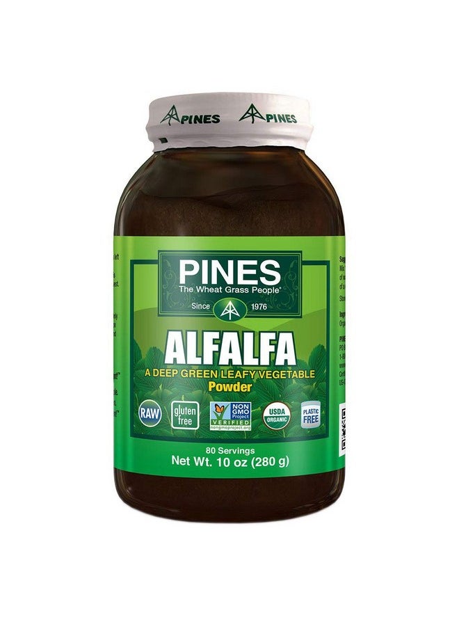 Pines Organic Alfalfa Powder 10 Ounce  - Image 1