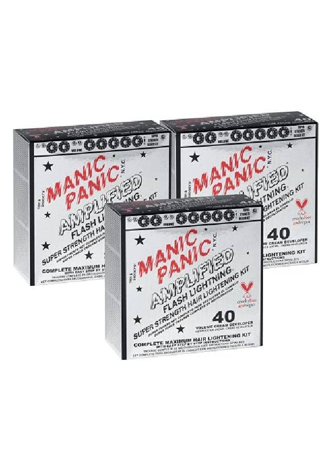 Manic Panic 40 Vol Lightning Hair Bleach Kit 3Pk  - Image 2