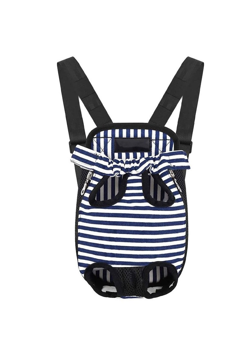 Generic Pet Carrier Backpack Adjustable Pet Front Cat Dog Carrier Backpack Travel Bag Legs Out Easy-Fit for Traveling Hiking Camping for Small Medium Dogs Cats Puppies (M) - Image 1