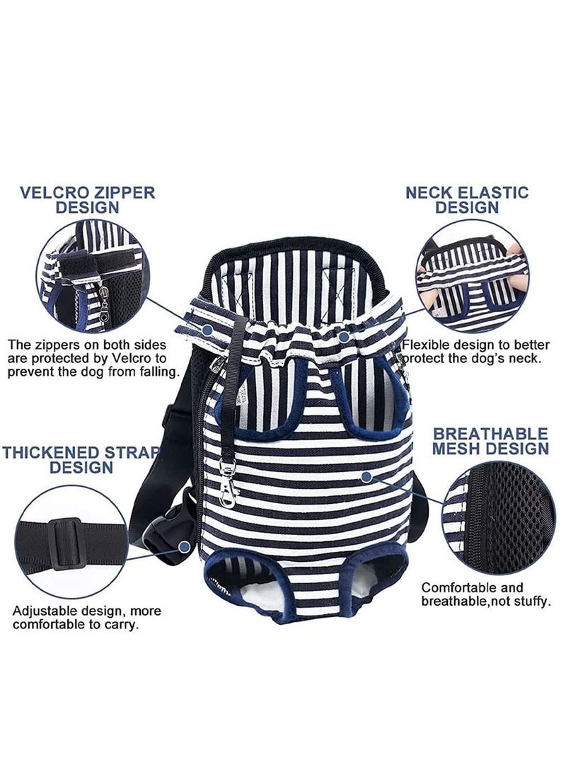 Generic Pet Carrier Backpack Adjustable Pet Front Cat Dog Carrier Backpack Travel Bag Legs Out Easy-Fit for Traveling Hiking Camping for Small Medium Dogs Cats Puppies (M) - Image 3