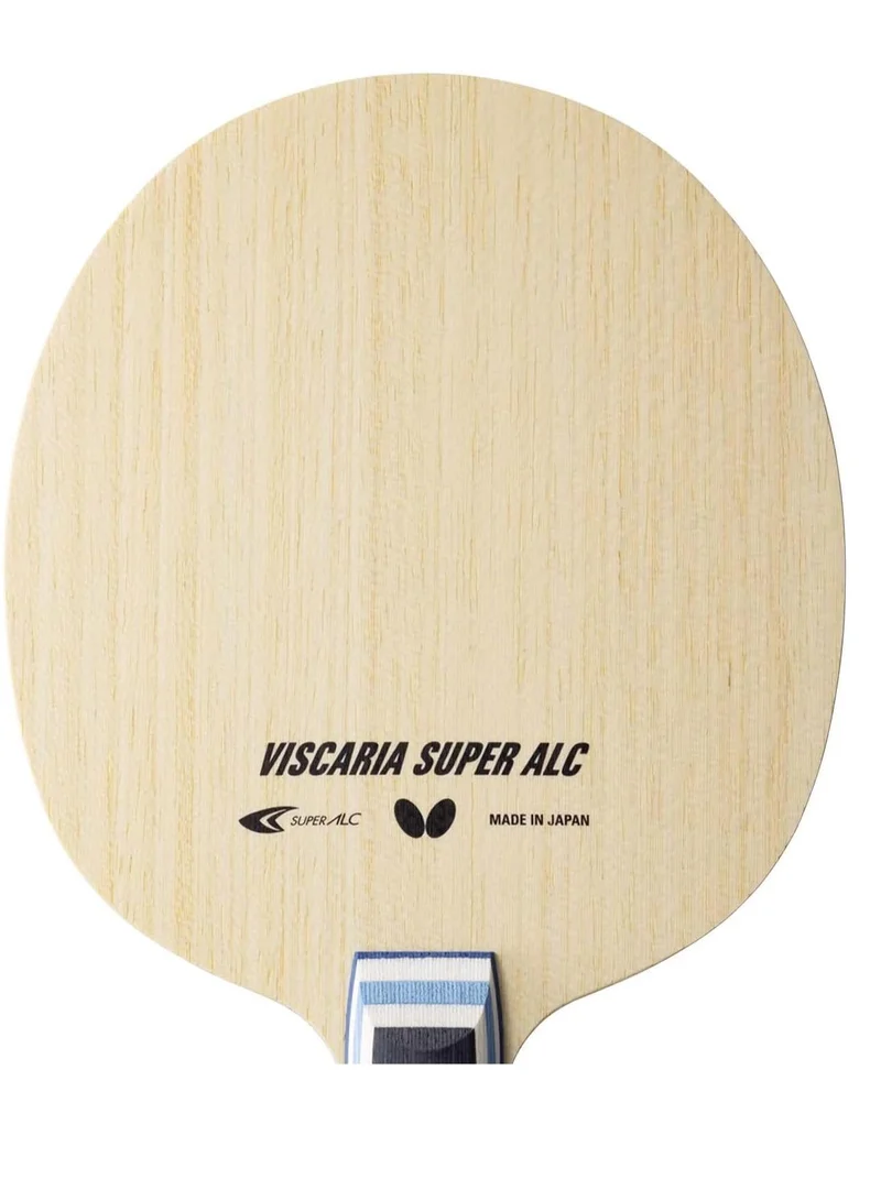 باترفلاي مضرب تنس طاولة فراشة فيسكاريا سوبر إيه إل سي سوبر أريلات-كربون احترافي فراشة مقبض مائل