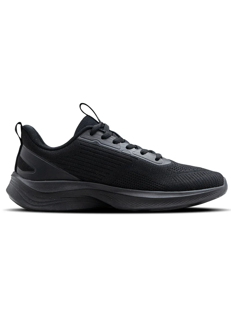 HUNDRED Hundred Smoothrun Multipurpose Sports Shoes, Black, Size EUR 37, HyperKnit Upper, D-Soft Cushion